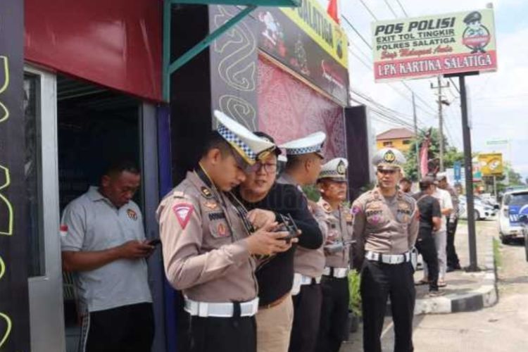 Polda Jateng Uji Tilang Pengendara Nakal dengan ETLE Drone