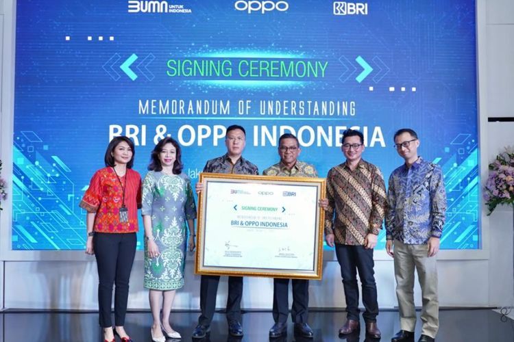 BRI Jalin Kerja Sama dengan Oppo Indonesia Demi Perluas Transaksi Digital