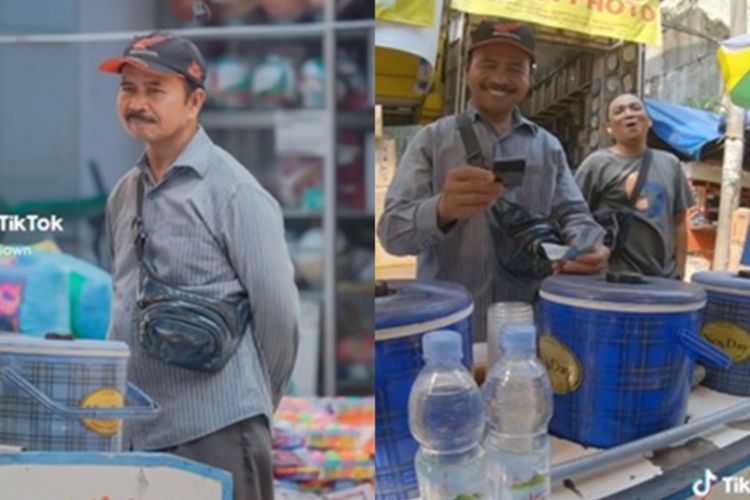 Viral Video Haru Bapak Tukang Es yang Senyum Usai Lihat Jepretan Fotografer Jalanan