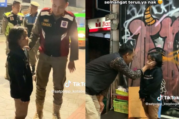 Momen Haru Satpol PP Gelar Razia Bertemu Bocah Jualan di Emperan Toko, Malah Beli Dagangan