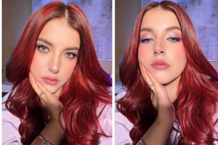Tasya Farasya Pamer Rambut Merah Riasan Flawless Cantik, Netizen: Ini Barbie Kan?