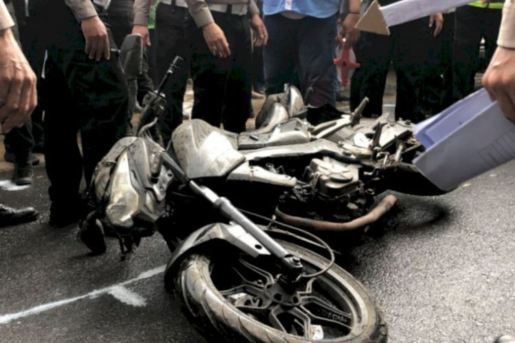 Terekam CCTV! Detik-detik Mahasiswa UI Terlindas Pajero Purnawirawan Polisi