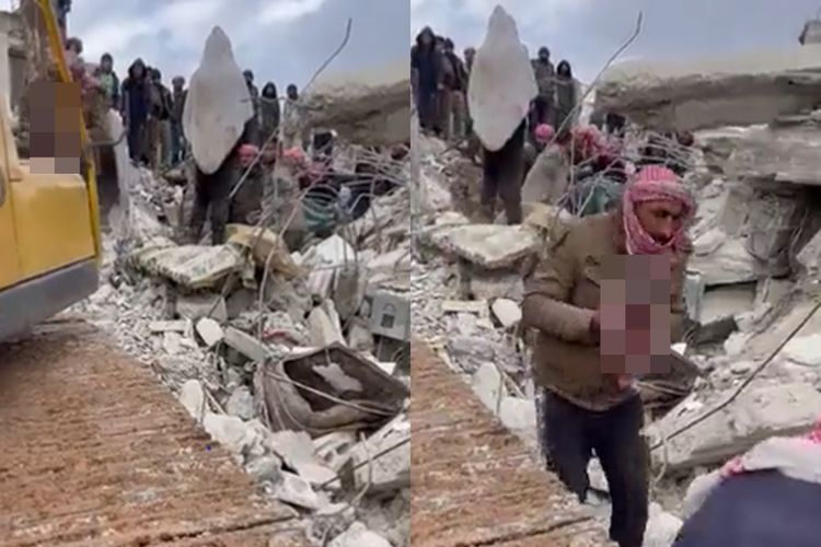 Kisah Pilu Ibu di Turki Melahirkan di Bawah Reruntuhan Gempa, Nyawanya Tak Tertolong 