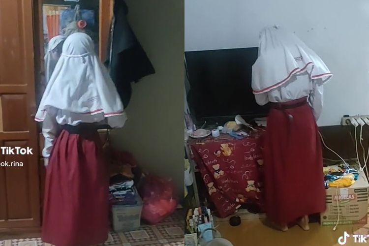 Efek Kelamaan Tidur Siang, Masih Maghrib Bocah SD Ini Siap-siap Mau Pergi Sekolah