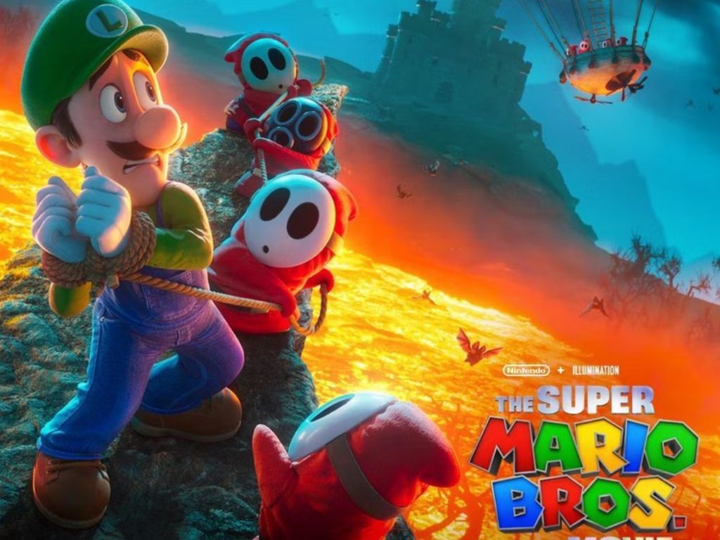 Poster Terbaru 'The Super Mario Bros Movie', Perlihatkan Luigi dalam Situasi Bahaya