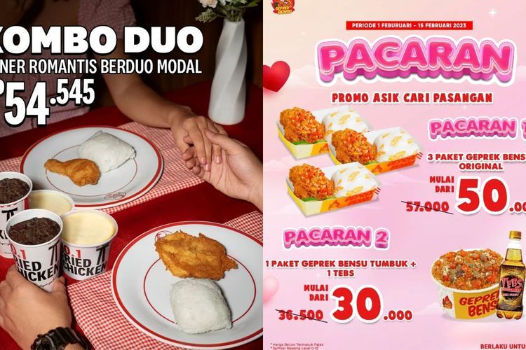 10 Promo Valentine's Day 2023 dari Makanan sampai Minuman