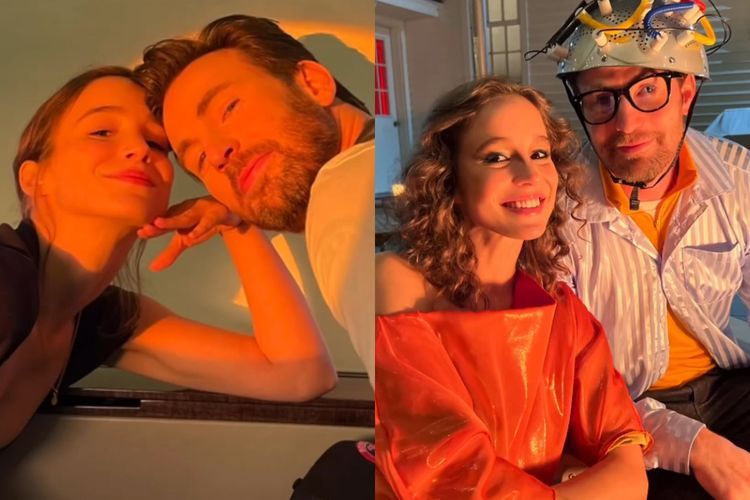 Rayakan Hari Valentine, Chris Evans Bagikan Momen Mesra Bareng Alba Baptista