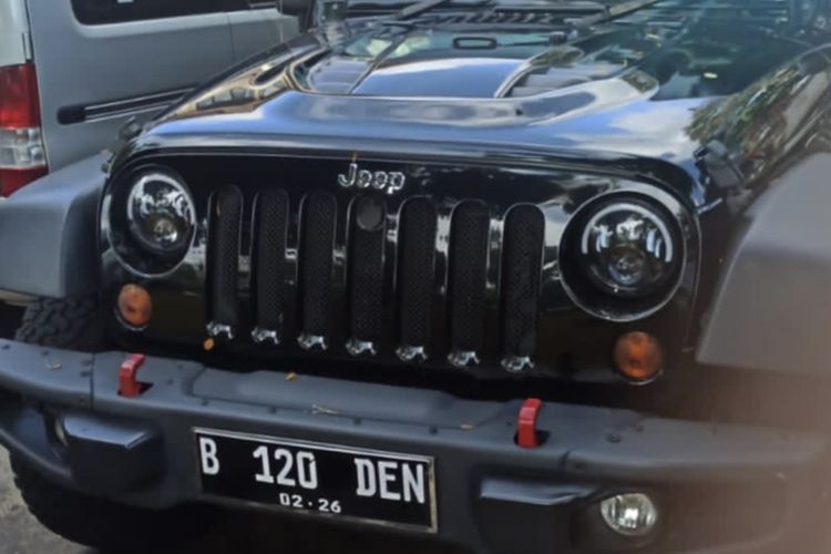Terungkap! Rubicon yang Dipakai Anak Pejabat Ditjen Pajak Ternyata Berpelat Bodong