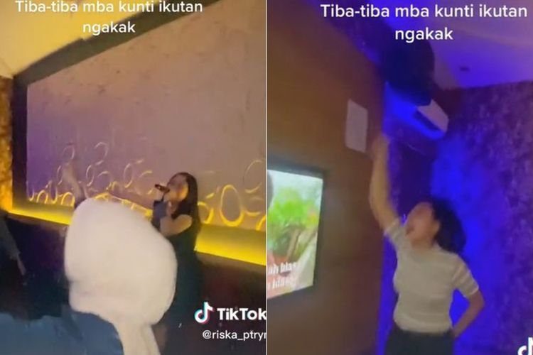 Serem! Lagi Karaoke Nyanyi Lagu Patah Hati, Cewek-cewek Ini Malah Diketawain Kuntilanak