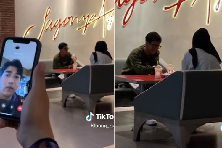Momen Nyesek Cowok Pergoki Pacarnya Selingkuh di Kafe, Ngakunya Kerja Kelompok