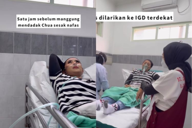 1 Jam Sebelum Manggung, Chua Kotak Dilarikan ke IGD karena Sesak Napas