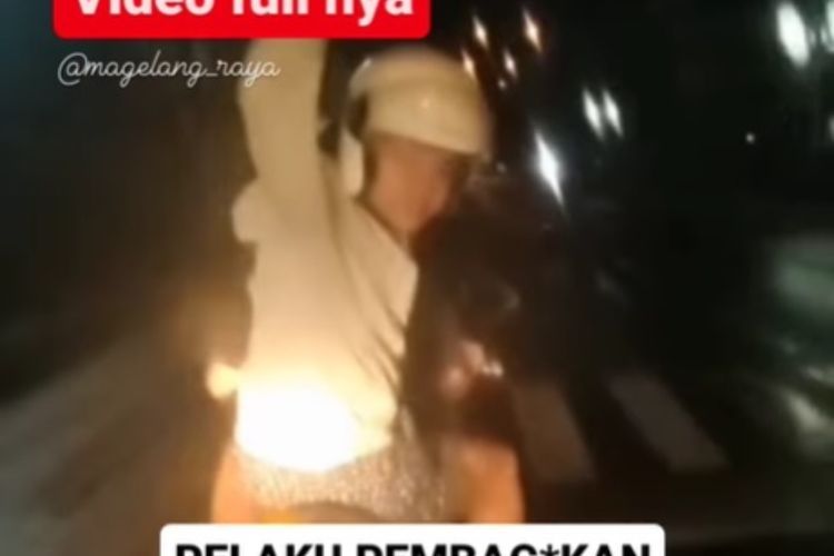 Viral Pelaku Pembacokan Tenteng Celurit di Magelang, Ujungnya Ditabrak Mobil Warga