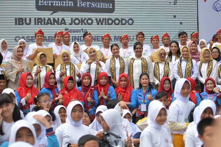 Ibu Negara dan OASE KIM Gencarkan Permainan Tradisional demi Dukung Gerakan Sekolah Sehat