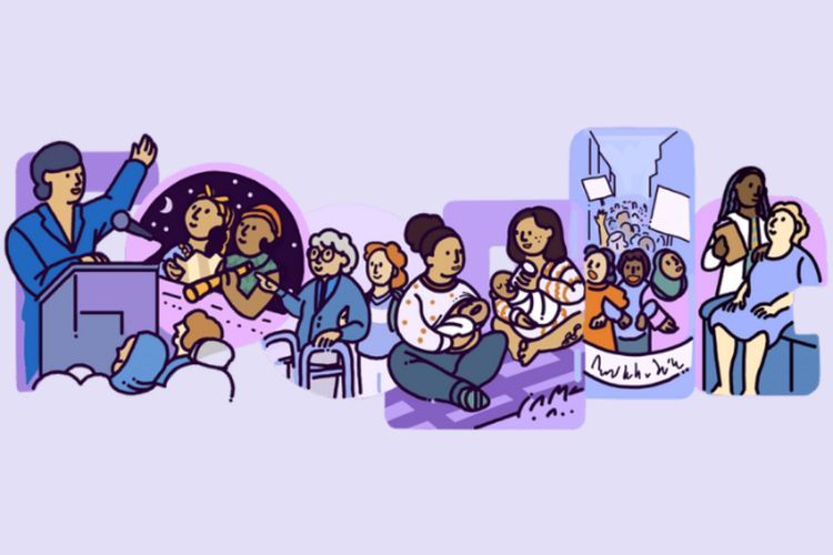 Google Doodle Ikut Rayakan Hari Perempuan Internasional, Animasinya Penuh Makna!
