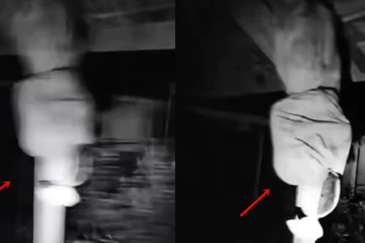 Serem Banget! Penampakan Pocong Terbalik di Rumah Sakit Terbengkalai, Real atau Settingan?