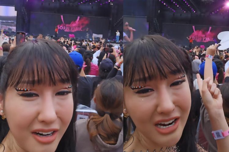 Ngakak! Lucinta Luna Panggil Jisoo Saat Nonton Blackpink, Warganet Salfok dengan Suaranya