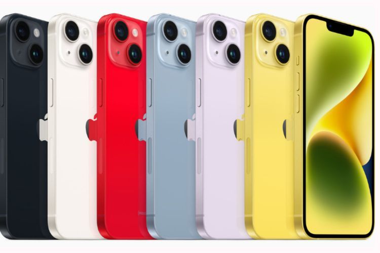 Dear Apple Fanboy, iPhone 14 dan 14 Plus Warna Kuning Sudah Ready Stock Nih!