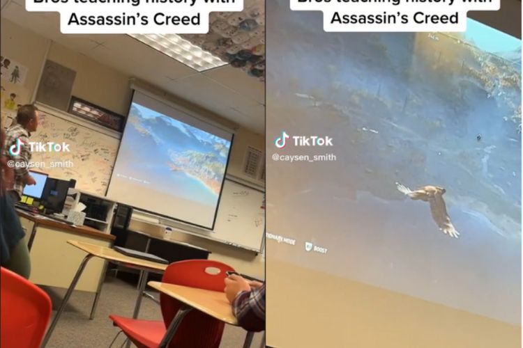 Biar Muridnya Gak Ngantuk, Guru Ini Pakai Game Assassin Creed untuk Belajar Sejarah