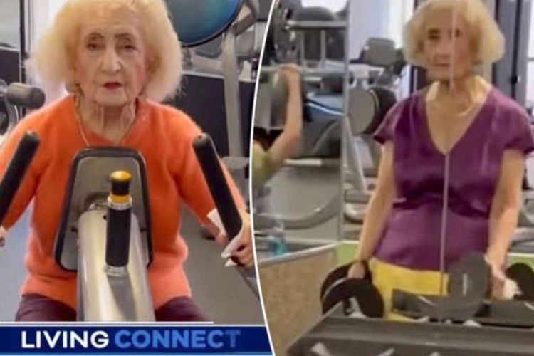 Menolak Tua, Wanita Berusia 103 Tahun Ini Masih Kuat Angkat Beban di Gym