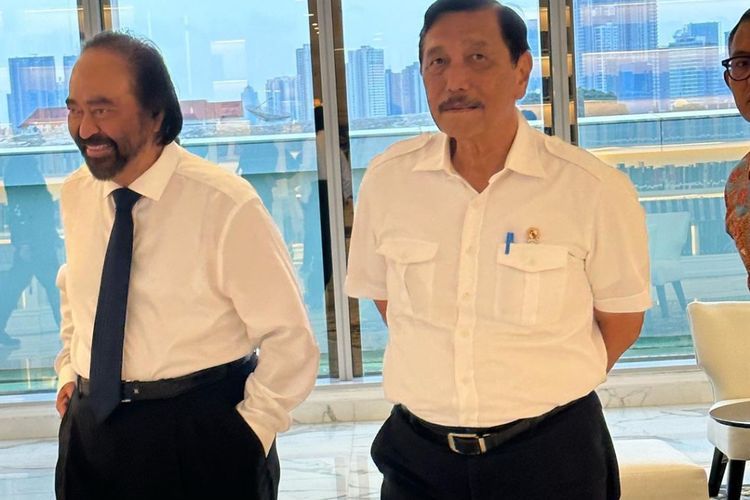 Luhut Bertemu Surya Paloh di NasDem Tower Hari Ini, Bahas Apa Ya?