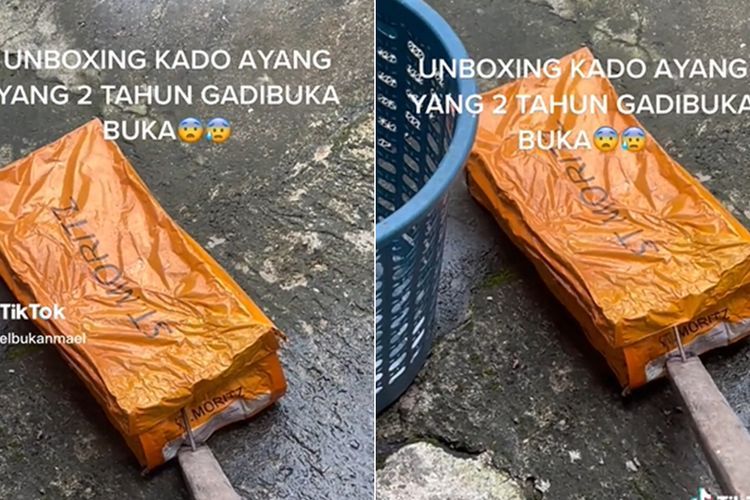 Viral Cewek Unboxing Kado 2 Tahun yang Enggak Dibuka, Penampakannya Bikin Merinding