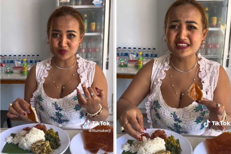 Seleb TikTok Lina Mukherjee Dipolisikan Terkait Penistaan Agama karena Makan Babi