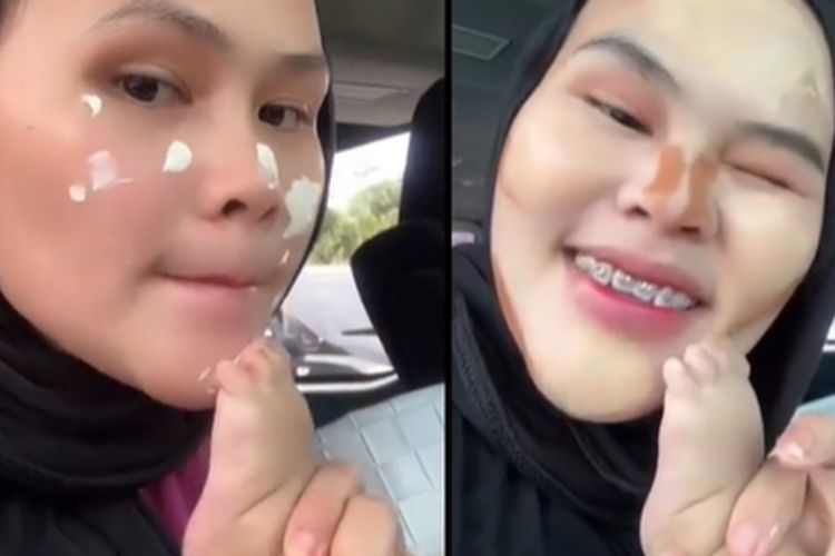 Jadikan Kaki Bayinya Beauty Blender Buat Makeup, Ibu Ini Dihujat: Kulit Bayi Kan Sensitif