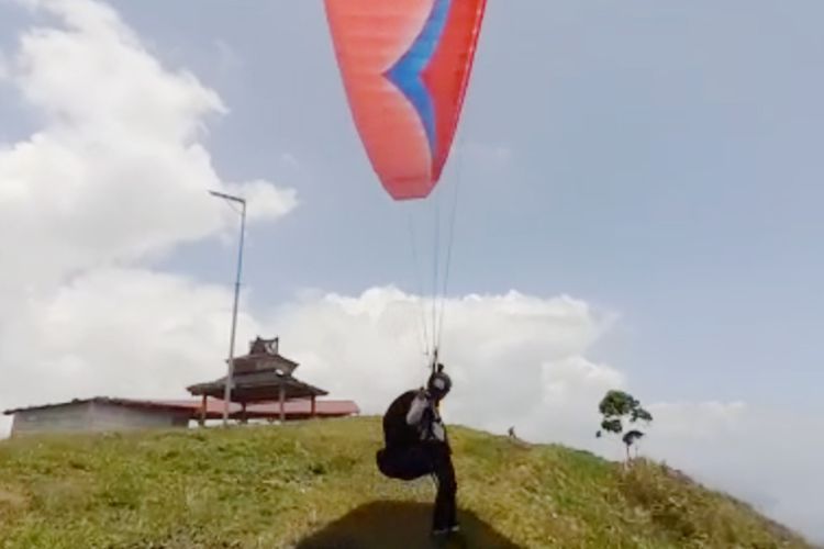 Bukit Gajah Bobok Tongging Jadi Lokasi Strategis Paralayang, Dipertandingkan PON 2024