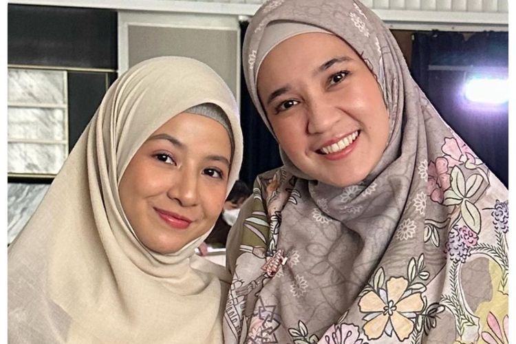 Teduhnya Gaya Syari Dhini Aminarti dan Natasha Rizky: Cantik-cantik Shalihah