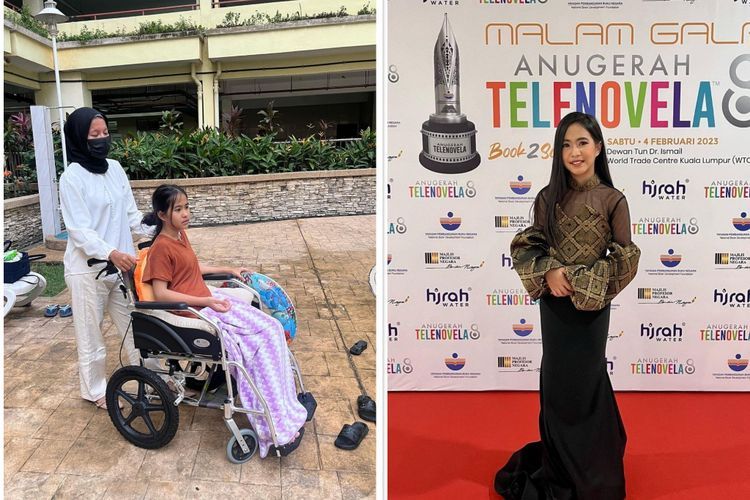 Potret Cantik Artis Cilik Malaysia Sebelum Lumpuh Karena Keisengan Temannya Tarik Kursi