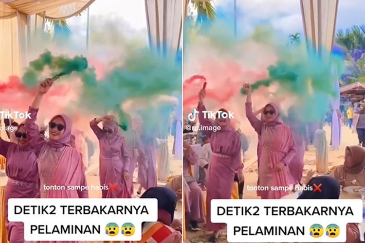 Bawa Smoke Bomb di Acara Pernikahan, Rombongan Bridesmaid Tuai Hujatan: Salah Tempat