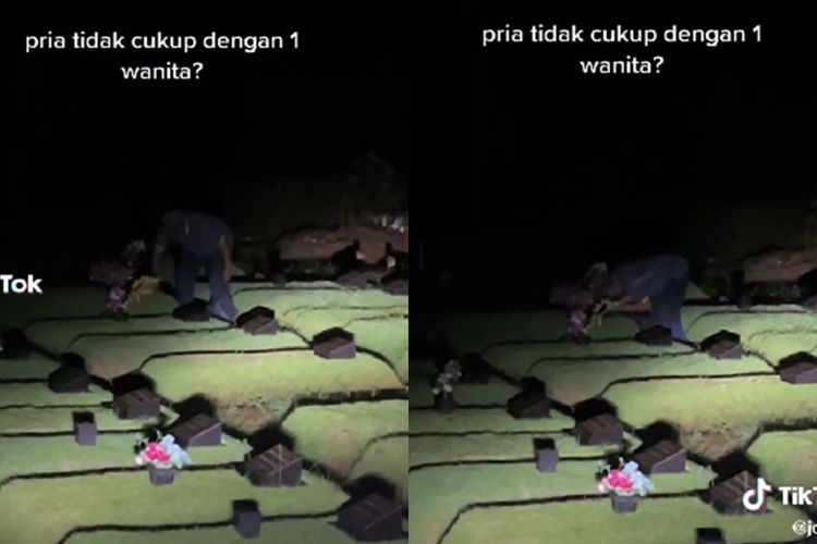 Bukti Cinta Sejati, Pria Ini Gak Pernah Absen Datangi Makam Istri Sebelum Pergi Kerja