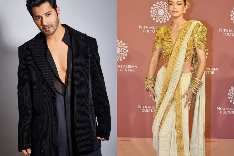 Varun Dhawan Dituding Curi Kesempatan Gendong dan Cium Gigi Hadid di Panggung NMACC Gala