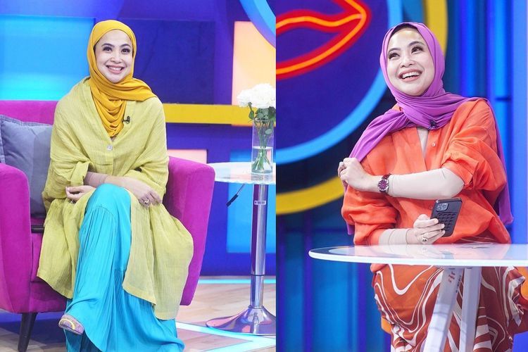 Feni Rose Tampil Berhijab, Intip Outift Kecenya ala Cewek Kue