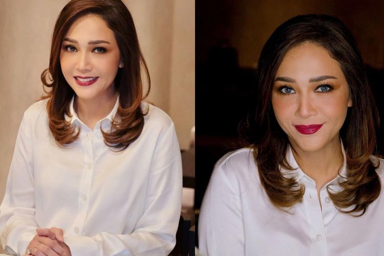 Potret Cantik Maia Estianty Dandan bak News Anchor, Gaya Rambut dan Lipstik Merahnya Fresh