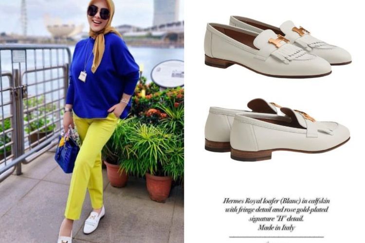 Syahrini Mejeng di Singapura Sepatunya Seharga Motor: Ratu Hermes Indonesia Gak Ada Lawan
