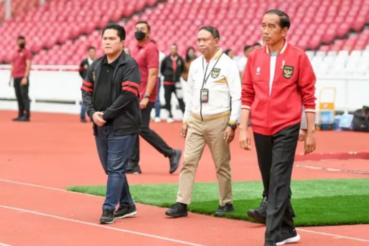 Erick Thohir Dukung Penuh Sikap Presiden Jokowi yang Memisahkan Sepakbola dengan Politik