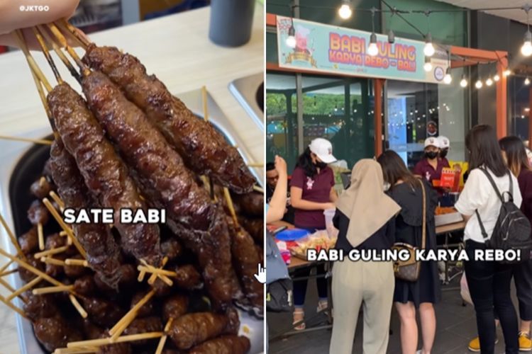 Viral Festival Kuliner Babi, Netizen Salfok Ada Cewek Berhijab Antre: Salah Server Ukhti