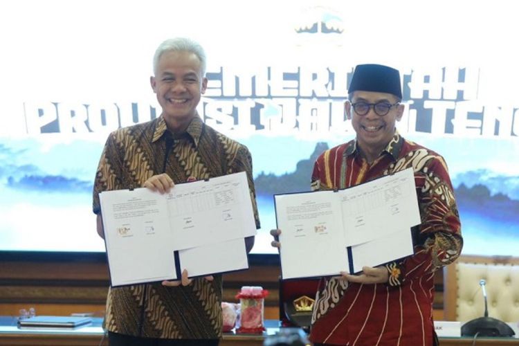 Realisasikan Satu Data Indonesia, Ganjar-Kemenkeu Taken MoU di Sektor Pajak
