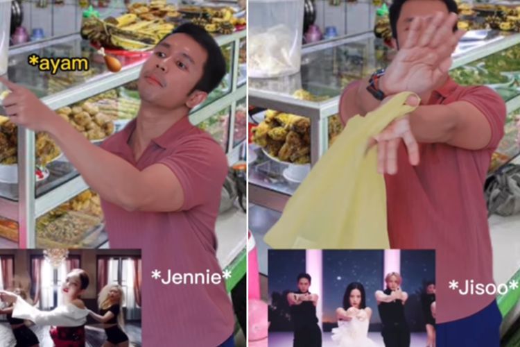 Ngakak! Pria Ini Parodikan Member BLACKPINK Kalau ke Warteg, Beli Apa Aja?