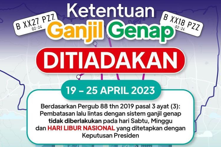 Dear Pengendara, Ganjil Genap Jakarta Kembali Berlaku Mulai Hari Ini!