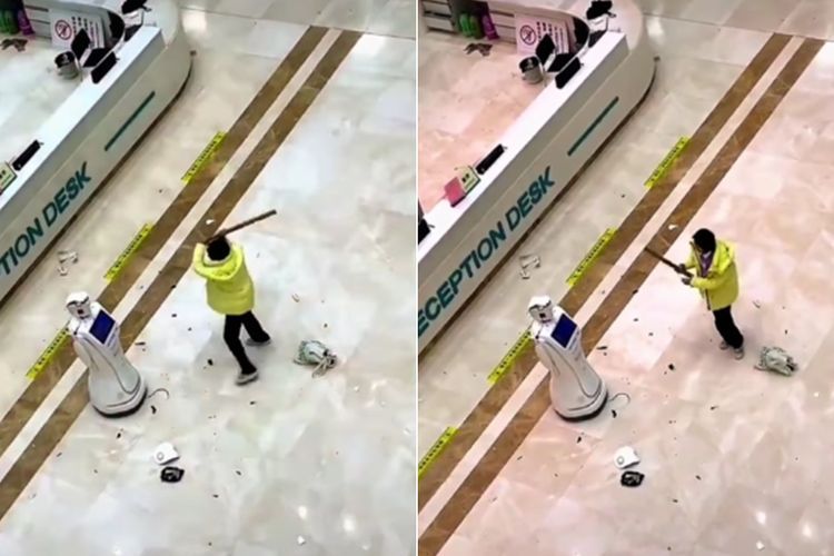 Wanita China Ngamuk di Rumah Sakit karena Enggak Terima Nakes Digantikan Robot