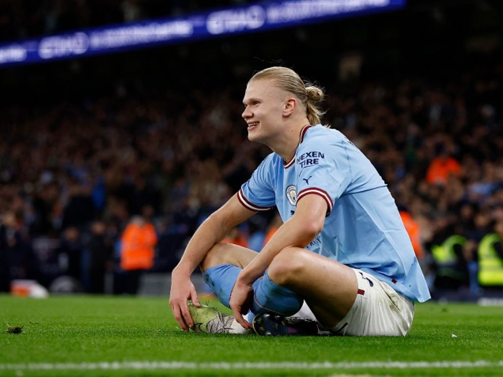 Gak Ada Obat! Haaland Pecahkan Rekor Gol Terbanyak dalam Semusim Liga Inggris