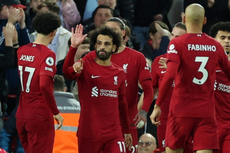 Tendangan Penalti Mohamed Salah Sukses Bobol Gawang Fulham 1-0