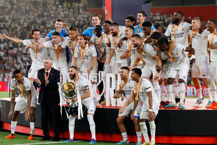 FOTO: Kalahkan Osasuna, Real Madrid Juara Copa del Rey 2022/23