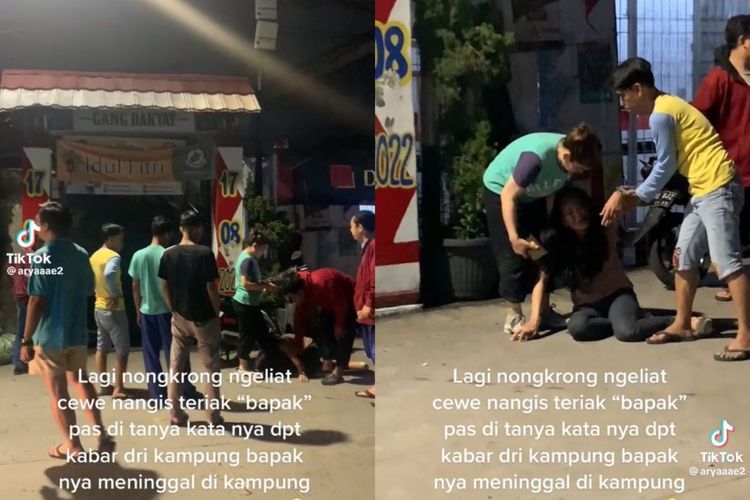 Diberi Kabar Ayahnya Meninggal, Wanita Ini Menangis dengan Histeris 