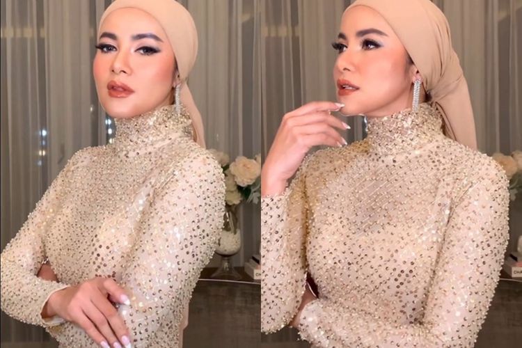 Olla Ramlan Pakai Dress Ketat dan Hijab Turban Banjir Kritik: Rambut sama Leher Kondisikan