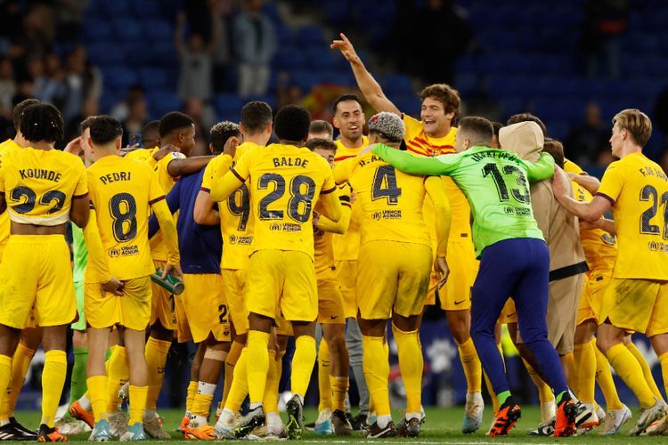 Menang 4-2 dari Espanyol, Barcelona Kunci Gelar LaLiga 2022/23