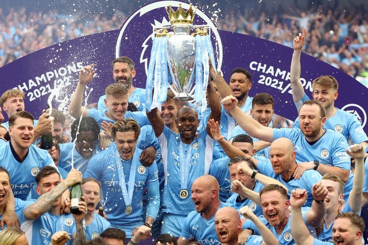 Selamat! Manchester City Juara Liga Inggris usai Arsenal 