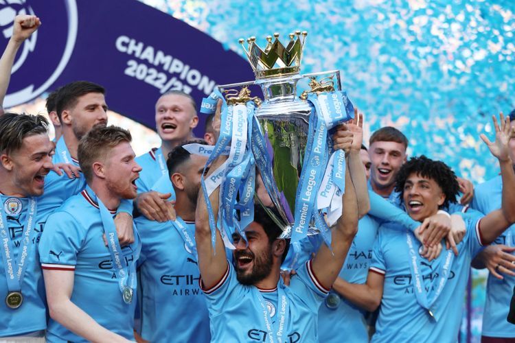 Man City Sempurnakan Pesta Juara Liga Inggris dengan Menurunkan Tim Lapis Kedua